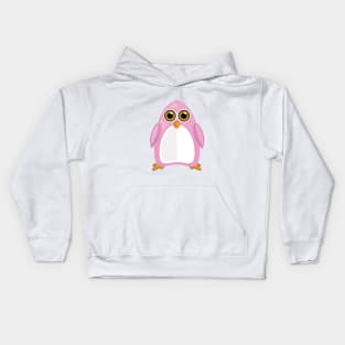 Pink Penguin Kids Hoodie